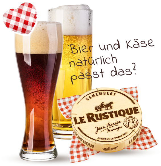 Bier und Kase naturlich passt das?